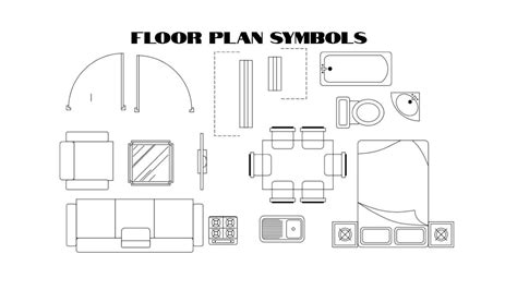 Floor Plan Symbols Download Free Small Home Plans