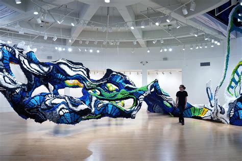 FRAME | Flux, an art installation by Crystal Wagner, seems to merge ...