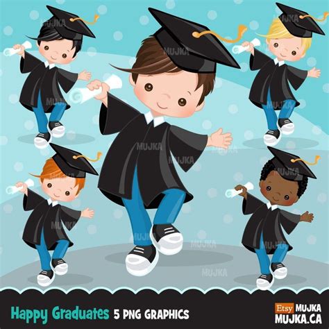 Imágenes Prediseñadas De Graduación Gráficos De Graduación Etsy