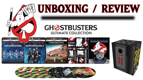 Ghostbusters Ultimate Collection Box Set Unboxing Review 4k