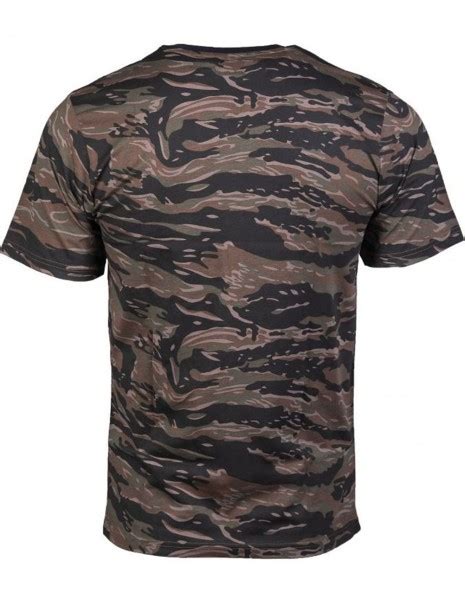 Miltec 11012022 Camouflage T Shirt Cotton Tiger Stripe