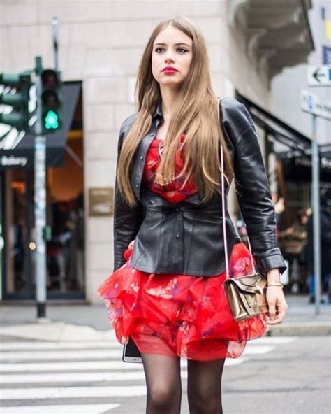 Xenia Tchoumitcheva Xenia Tchoumitcheva Red Leather Jacket Fashion