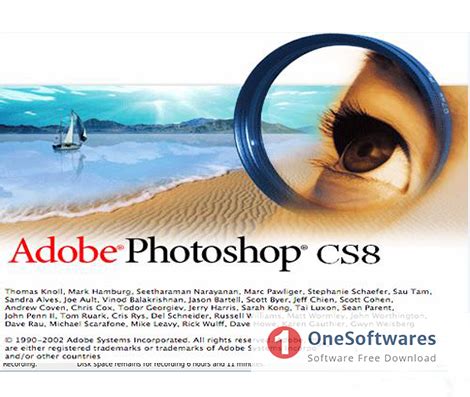 Edit your photos and images with adobe photoshop, the best photo and design editor. Adobe Photoshop CS 8.0 free download - OneSoftwares