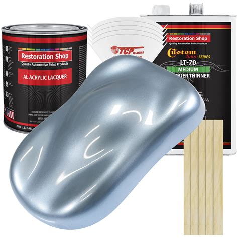 Restoration Shop Glacier Blue Metallic Acrylic Lacquer Auto Paint