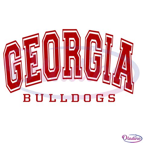 Georgia Bulldogs Football Svg Georgia Bulldogs Logo Svg Digital File