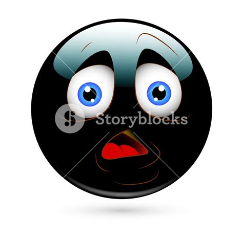 Shocked Smiley Expression Royalty Free Stock Image Storyblocks