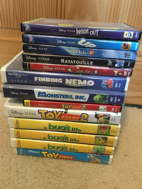 Disney Pixar Vhs Collection Dvd Images And Photos Finder
