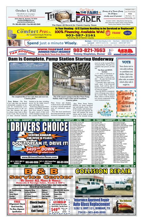 10-4-22 Leader E-Edition by The Fannin County Leader - Issuu