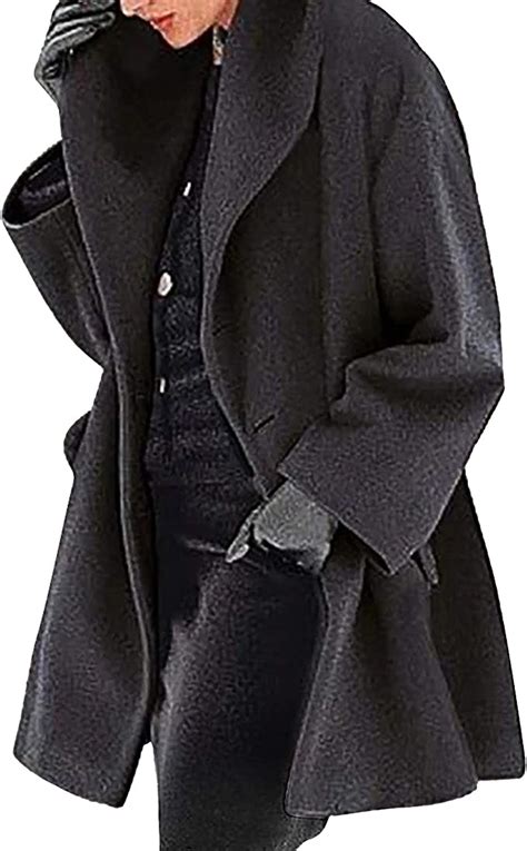 Womens Clothing Fashion Coat Shawl Collar Fleece Coat Elegant Blend
