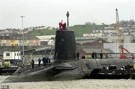 Nuclear Submarine Crisis Trident Equipped Royal Navy Vessel Narrowly