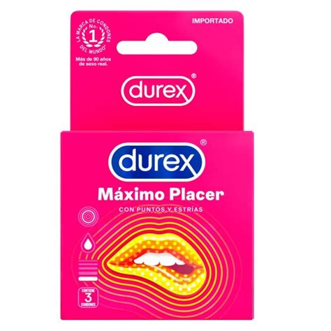 condones durex maximo placer 3 und perufarma sa