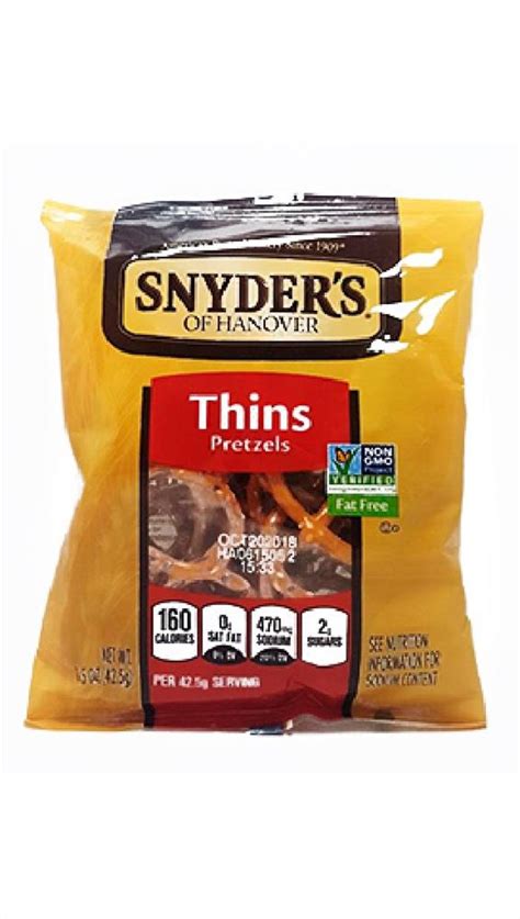 Snyder´s Of Hanover Thins Pretzels 425g