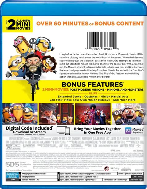 Minions The Rise Of Gru 4k Blu Ray Blu Ray And Dvd Release Dates