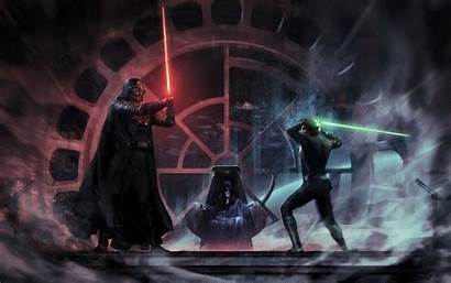 Skywalker Luke Darth Vader Emperor Palpatin Resolution