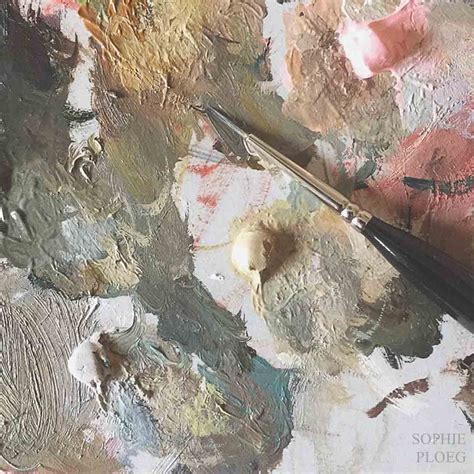How To Organise Your Oil Painting Palette Sophie Ploeg