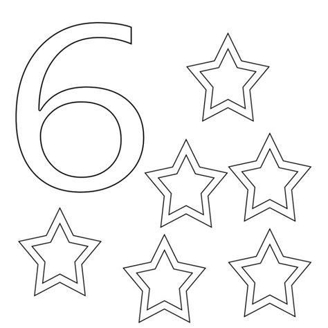 Number 6 Coloring Pages For Toddlers Free Coloring Pages For Kids