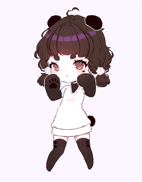 👑itsmoofie👑 — Cute Panda Girl Between Commissions