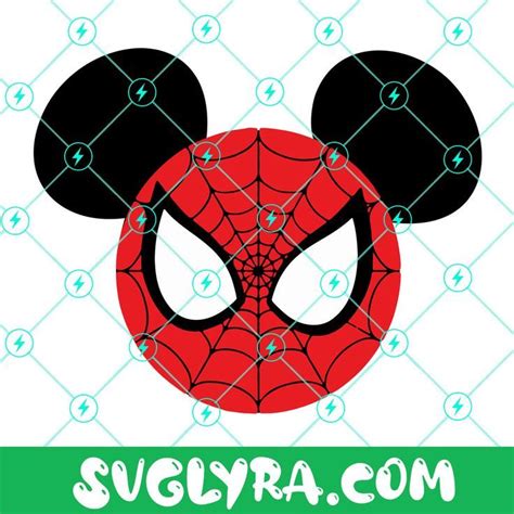 Mickey Mouse Spiderman Svg, Super Hero Svg, Spiderman Svg, Disney Svg