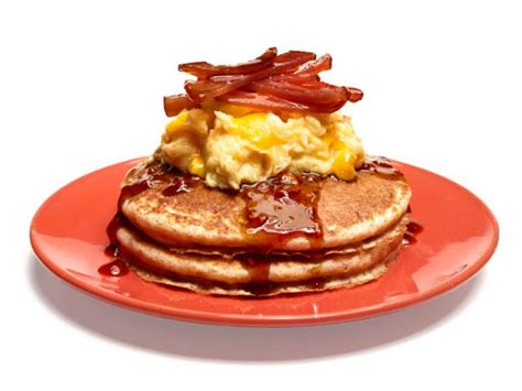 Whole Grain Pancakes With Eggs And Bacon Recipe Food Network Kitchen