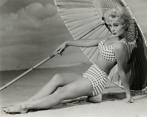 Sexy Mod Pin Up Beach Babe Joan Staley Vintage Polka Dot Bikini