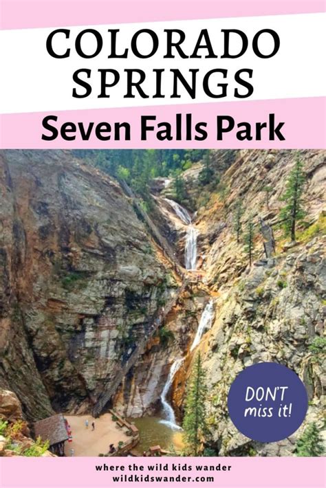 Seven Falls Park Gorgeous Waterfalls In Colorado Springs Co Where