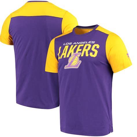 Los Angeles Lakers Fanatics Branded Iconic T Shirt Purplegold