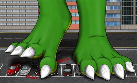 My Toe Is Bigger Than Your Car By Max89 Fur Affinity Dot Net