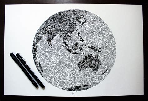 Doodle Earth By Leimelendres On Deviantart