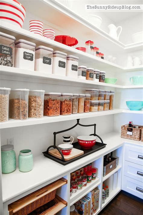 They are remarkably strong, and when installed correctly, they can hold heavy pantry items like cans of olive oil or rows of glass jars with no issue. My Organized Pantry! - The Sunny Side Up Blog
