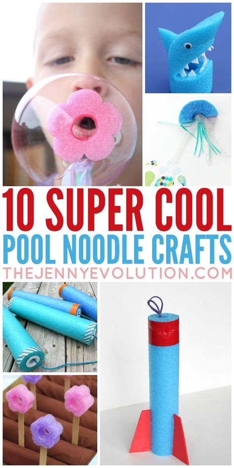 Step by step instructions for crafting a diy halloween. 10 Inventive Pool Noodle Crafts for Kids | Pool noodle ...