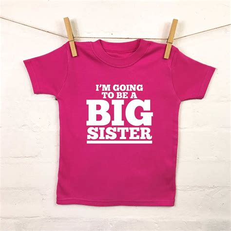 Im Going To Be A Big Sister Girls T Shirt By Lovetree Design