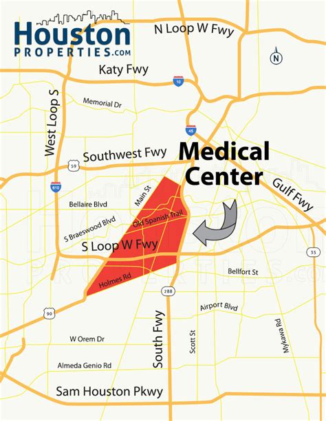 Va Medical Center Houston Map