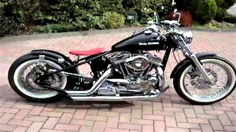 Harley Davidson 1200 Sportster Bobber Chopper Uk Hard Tail Youtube