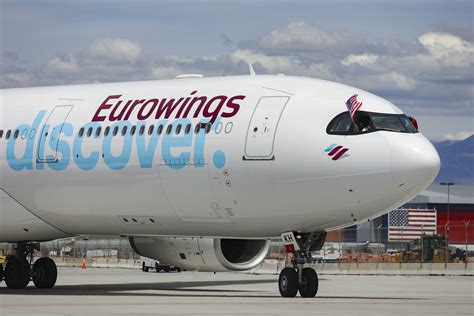Eurowings Discover Flight Debuts At Salt Lake City International Airport