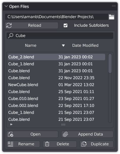 Quick Files Blender Market