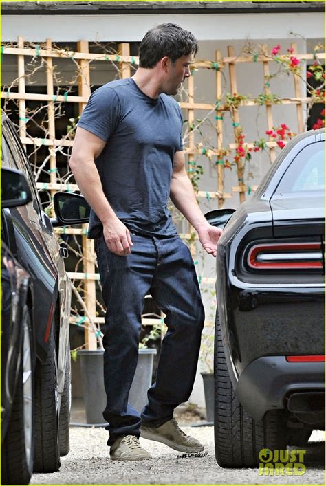 Ben Affleck Shows Off His Buff Batman Body In Tight T Shirt Photo