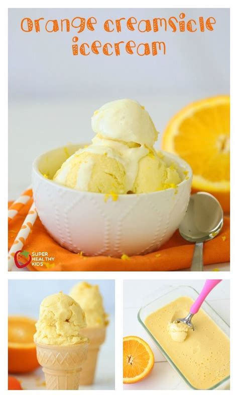 Homemade Orange Creamsicle Ice Cream Recipe Dairy Free Ice Cream