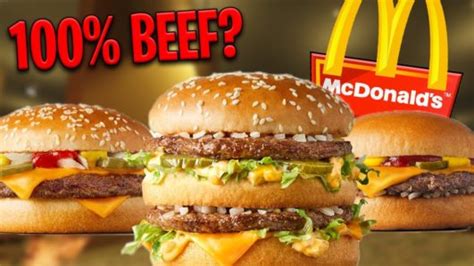Does McDonald S Use 100 Real Beef
