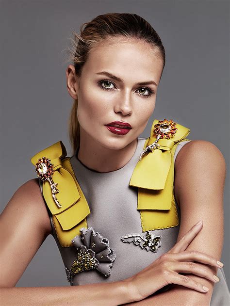 Natasha Poly In Glamour Russia September 2015 By Alique