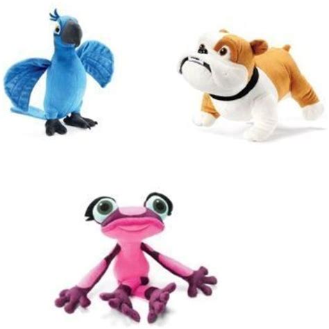 Kohls Cares Rio 2 Plush Blu Parrot Gabi Dart Frog Puppets Disney