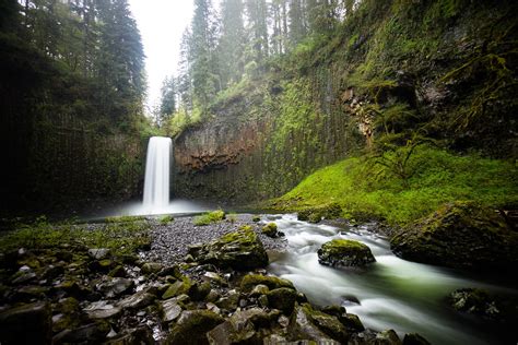 4541648 Nature Moss Landscape Waterfall Rock Oregon Forest Rock