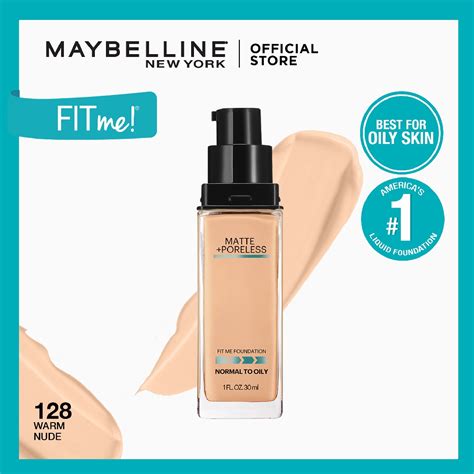 Maybelline Fit Me Matte Poreless Liquid Foundation 30 ML With Pump