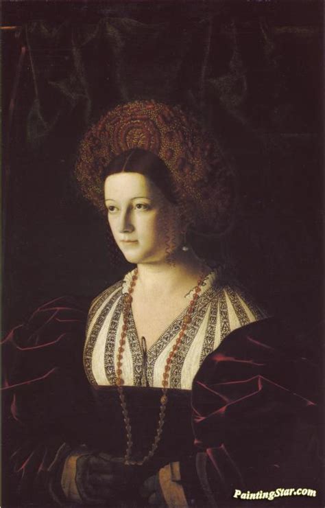 Portrait Of A Noble Woman Artwork By Bartolomeo Veneto Oil Painting