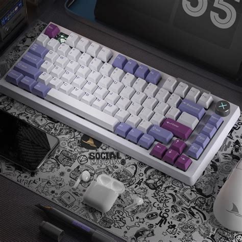 Bàn Phím Cơ Darmoshark Top75 Mechanical Keyboard Network Hub