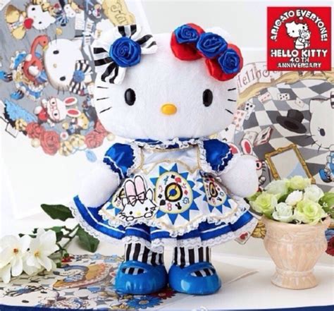 Hello Kitty Alice 40th Anniversary Limited Plush Kitty Collection
