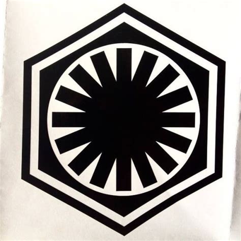 First Order Symbol Star Wars Symbols Star Wars Art Star Wars Tattoo