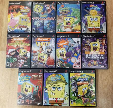 Nickelodeon Spongebob Squarepants Video Games Playstation2 Ps2 Tested