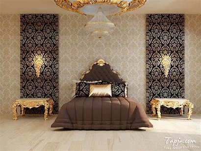 Gold Bedroom Brown Modern Bedrooms Combination Luxury