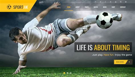 Top 5 Best Premium Soccer And Football Club Website Templates Our Code