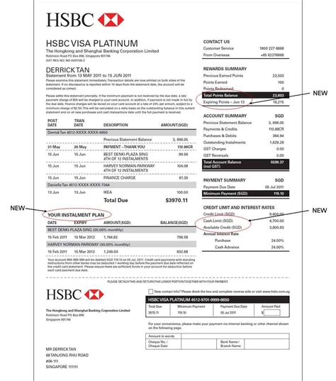Check how to read and understand the statement an hsbc credit card statement is divided into eight different sections and gives a clear picture of all your transactions. Sample Credit Card Statement Lesson And Discover Card ...